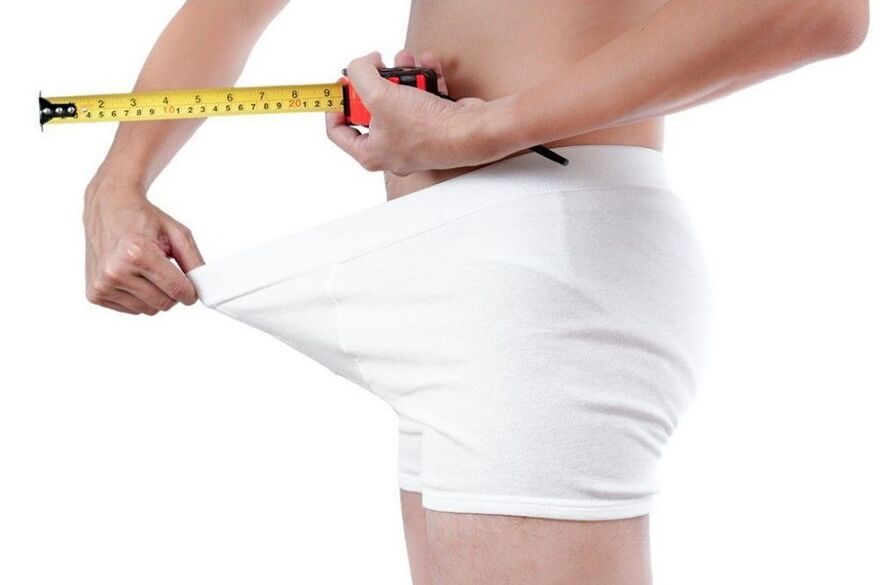 penismeting vóór uitbreidingsoefeningen